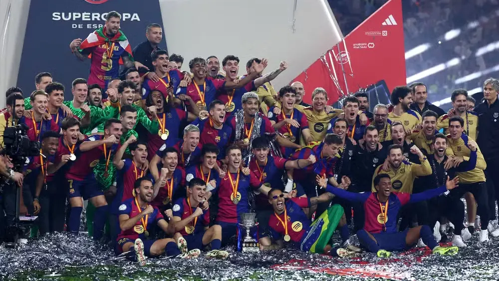 Barcelona bicampeão da Supercopa da Espanha 2026: Raphinha brilha e Vini Jr. volta a marcar