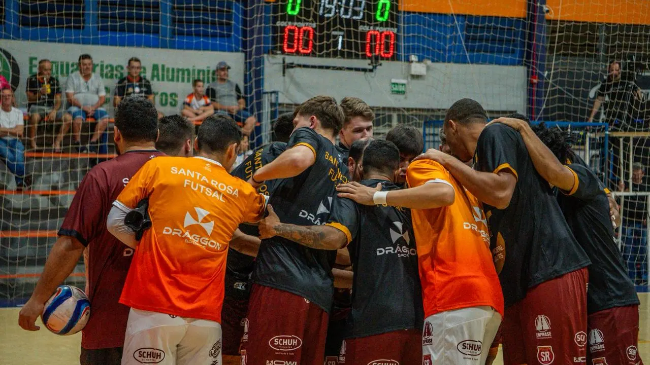 Santa Rosa Futsal estreia diante da torcida neste sábado pela Taça Farroupilha